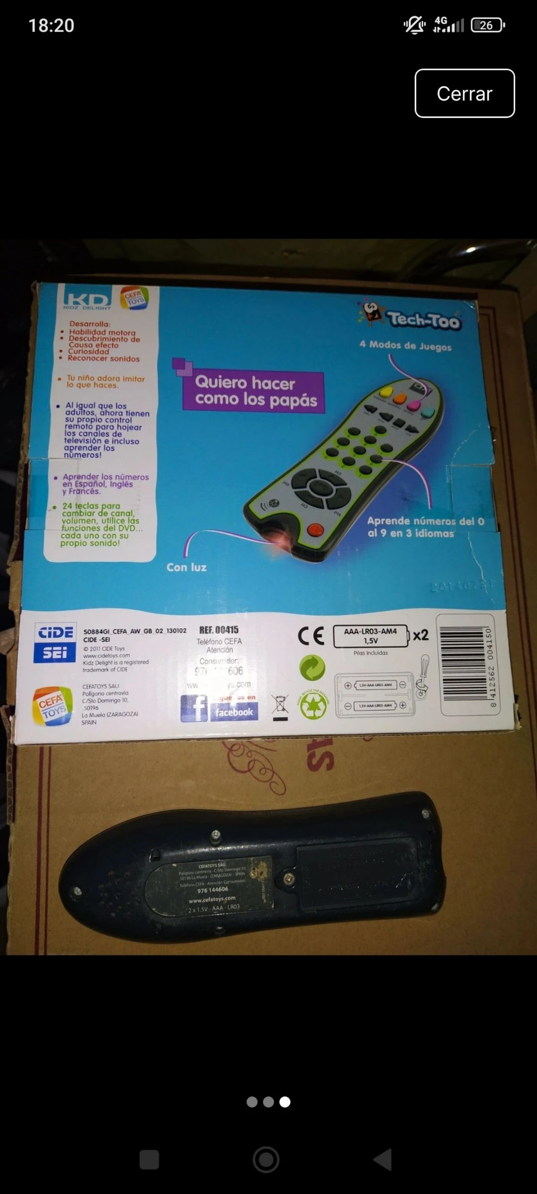 Tech too toy TV remote control – photo 3